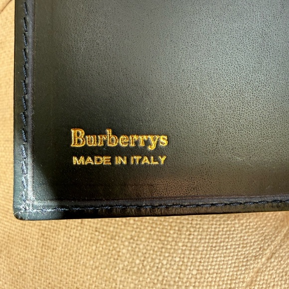 Burberrys Vintage Navy Nova Check Long Wallet - Picture 5 of 7